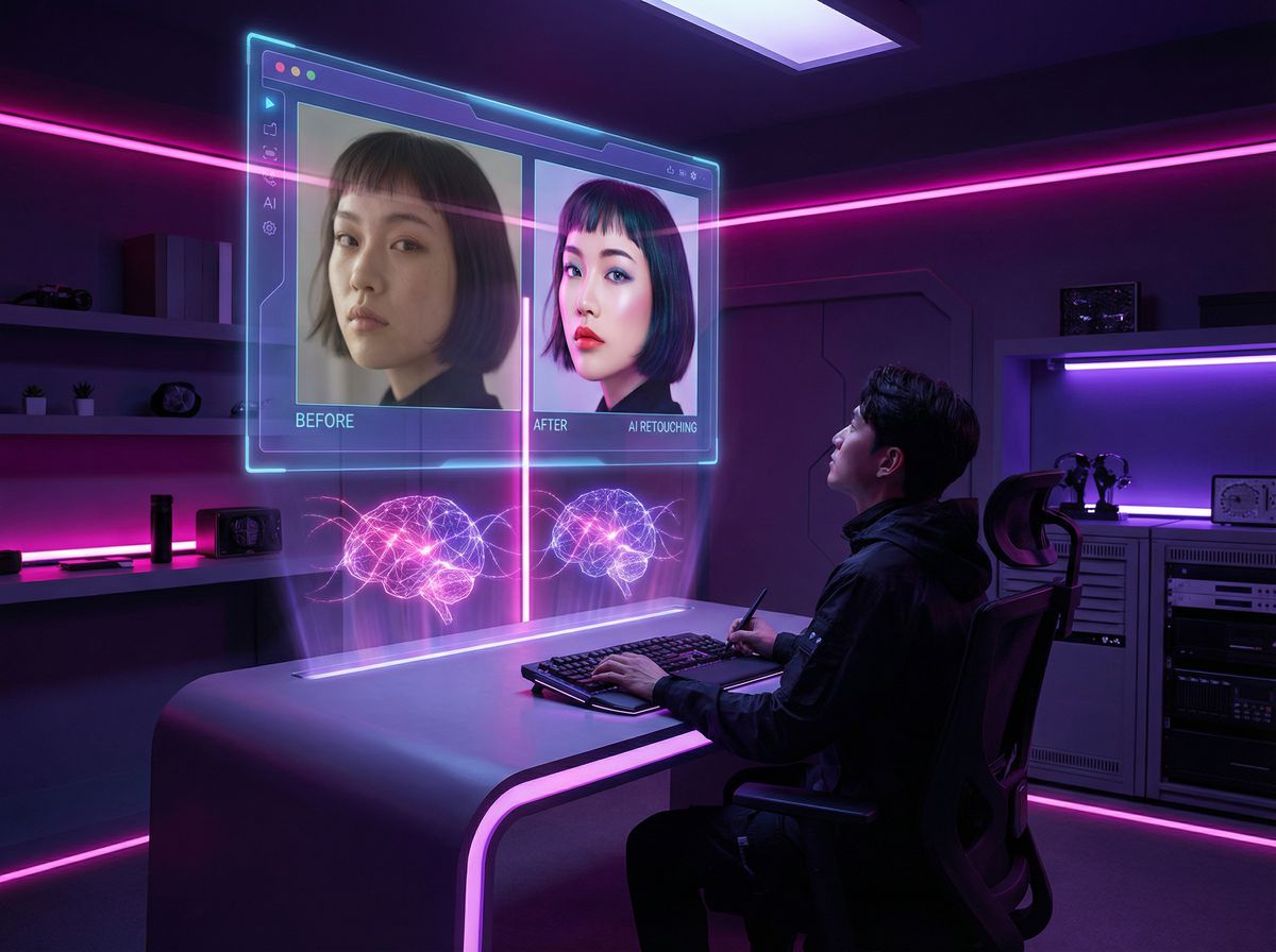 高清动漫AI修图与传媒剪辑